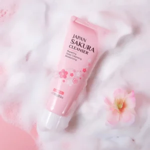 LAIKOU Japan Sakura Face Wash Foam Cleanser Soft Brush Deep Cleansing-100gm
